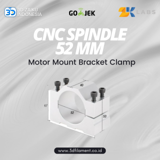 Zaiku CNC Router 52 mm Spindle Motor Mount Bracket Clamp